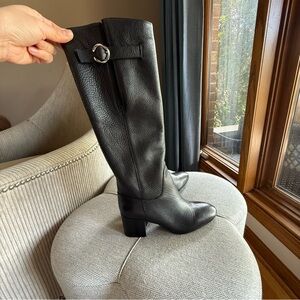 Aquatalia Black Over the Knee Boots